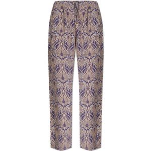 Hanro Pyjamabroek ' Sleep & Lounge '  bruin / taupe / lila