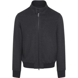 Zegna, Heren, Sweatshirts & Hoodies, Grijs, Maat: XL Kasjmier,