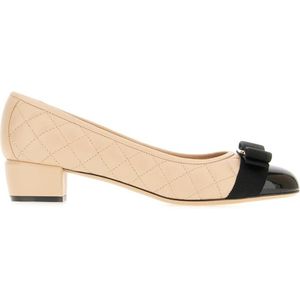 Ferragamo, Dames, Schoenen, Beige, Maat: 36 1/2 EU Leer,