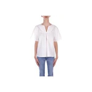 Woolrich Blouses , White , Dames , Maat: L