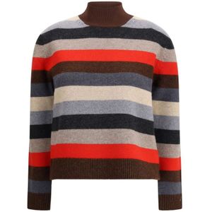 Tory Burch, Dames, Truien, Veelkleurig, Maat: L