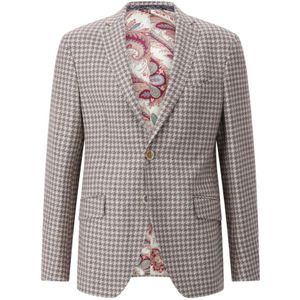 Etro, Heren, Jassen, Beige, Maat: L Wol,