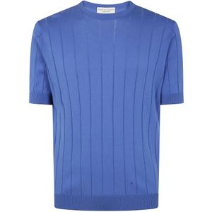 Filippo De Laurentiis, Heren, Truien, Blauw, Maat: XL Katoen,