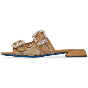 Loriblu, Dames, Schoenen, Oranje, Maat: 35 EU Leer,