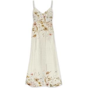 MC2 Saint Barth, Dames, Jurken, Veelkleurig, Maat: XS Linnen,