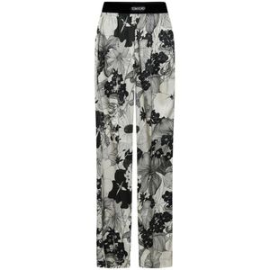 Tom Ford, Dames, Broeken, Veelkleurig, Maat: L Zijde,