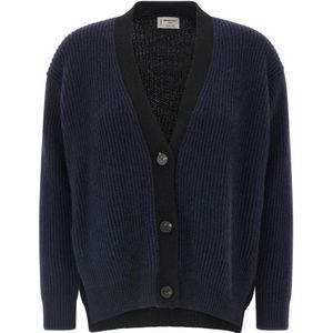 Alberto Biani, Dames, Truien, Blauw, Maat: S Kasjmier,