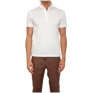 Corneliani, Heren, Tops, Wit, Maat: L Katoen,