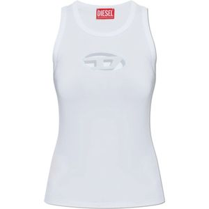 Diesel - T-Lynys-Od - Mouwloos T-shirt - Zwart - Katoen