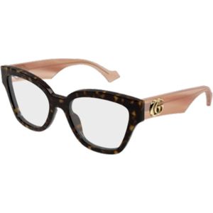 Gucci - GG1424O - Optische Monturen - Havana - Acetaat - Rond