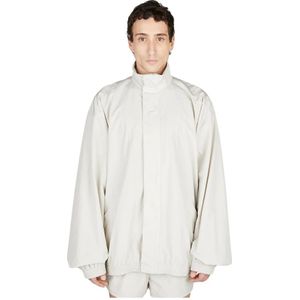 Balenciaga, Heren, Jassen, Wit, Maat: M Katoen,