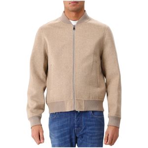 Alter Ego, Heren, Jassen, Beige, Maat: M Wol,