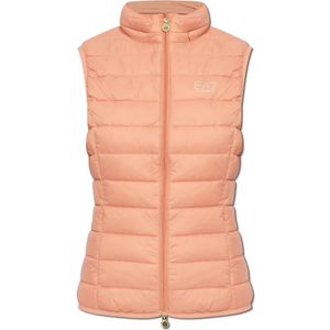 Emporio Armani Ea7, Dames, Jassen, Roze, Maat: XS Leer,