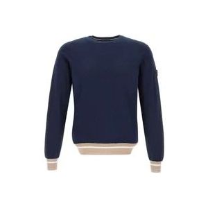 Peuterey Trui met ronde hals , Blue , Heren , Maat: 2XL