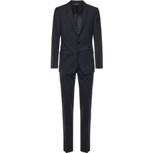 Dolce & Gabbana, Heren, Pakken, Blauw, Maat: S