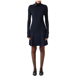 Iceberg, Dames, Jurken, Blauw, Maat: S Wol,