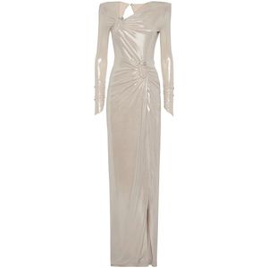 Philipp Plein, Dames, Jurken, Grijs, Maat: S