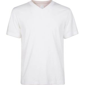 Eleventy, Heren, Tops, Wit, Maat: M Katoen,