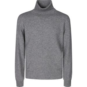 Filippo De Laurentiis, Heren, Truien, Grijs, Maat: M Wol,