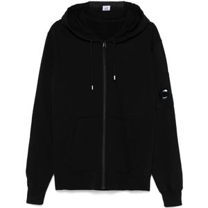 C.p. Company, Heren, Sweatshirts & Hoodies, Zwart, Maat: L Katoen,