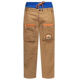 Dsquared2, Heren, Jeans, Bruin, Maat: XL Katoen,