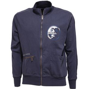North Sails, Heren, Sweatshirts & Hoodies, Blauw, Maat: S Katoen,