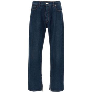 Off White, Heren, Jeans, Blauw, Maat: W31 Katoen,