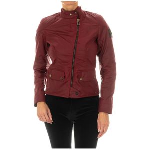 Belstaff, Dames, Jassen, Rood, Maat: 2XS Katoen,