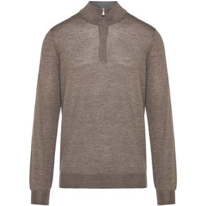 Gran Sasso, Heren, Truien, Bruin, Maat: 2XL Wol,