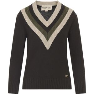 Valentino, Dames, Truien, Groen, Maat: S Wol,