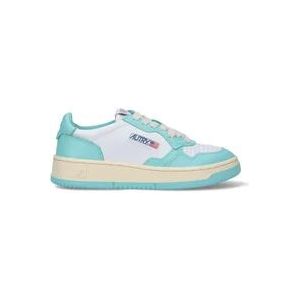 Autry Blauwe Lage Sneakers , Blue , Dames , Maat: 40 EU