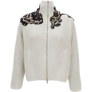 Durazzi Milano, Dames, Truien, Wit, Maat: M Wol,