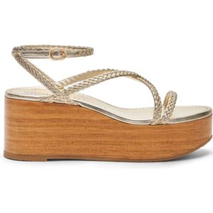 Stuart Weitzman, Dames, Schoenen, Beige, Maat: 40 EU Suède,