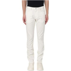 Emporio Armani, Heren, Jeans, Wit, Maat: W31 Katoen,