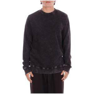 John Richmond, Heren, Sweatshirts & Hoodies, Zwart, Maat: S Katoen,