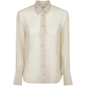 Forte Forte, Dames, Blouses & Shirts, Beige, Maat: XS Poliester,