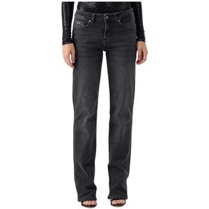 Versace Jeans Couture, Dames, Jeans, Zwart, Maat: W25 Katoen,