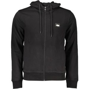 Cavalli Class, Heren, Sweatshirts & Hoodies, Zwart, Maat: S Katoen,
