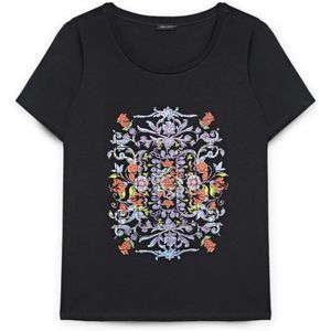 Fiorella Rubino, Dames, Tops, Blauw, Maat: XS Katoen,