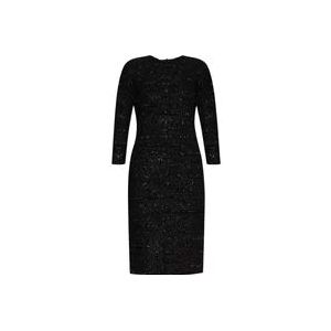 Balenciaga Dag Midi -jurk , Black , Dames , Maat: M