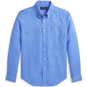 Polo Ralph Lauren, Heren, Overhemden, Blauw, Maat: L