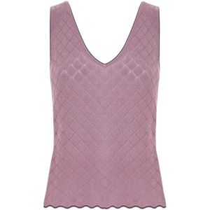 Kocca, Dames, Tops, Paars, Maat: XL