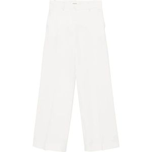 P.a.r.o.s.h., Dames, Broeken, Wit, Maat: XS Leer,