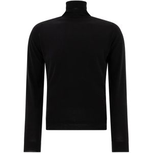 John Smedley, Heren, Truien, Zwart, Maat: L Wol,