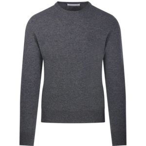 Cashmere Company, Heren, Truien, Grijs, Maat: M Flanel,