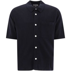 Norse Projects, Heren, Overhemden, Zwart, Maat: S Katoen,