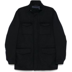 Herno, Heren, Jassen, Zwart, Maat: 2XL