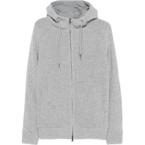 Herno, Heren, Sweatshirts & Hoodies, Grijs, Maat: L