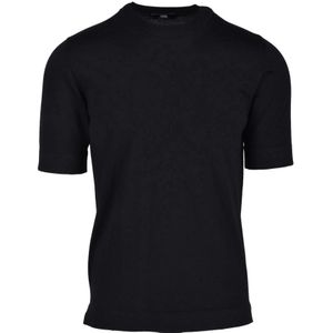 Alpha Studio, Heren, Tops, Zwart, Maat: XL Wol,