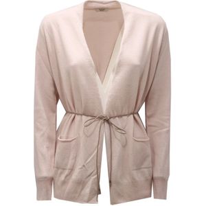 Peserico, Dames, Truien, Beige, Maat: XS Zijde,